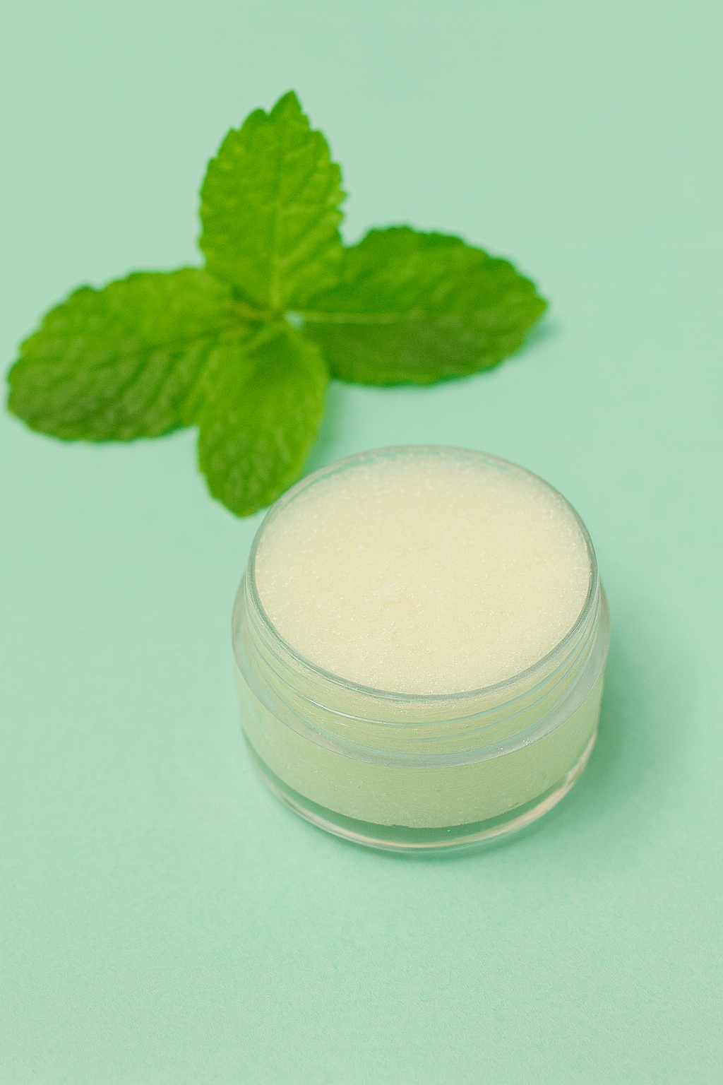 Peppermint lip scrub