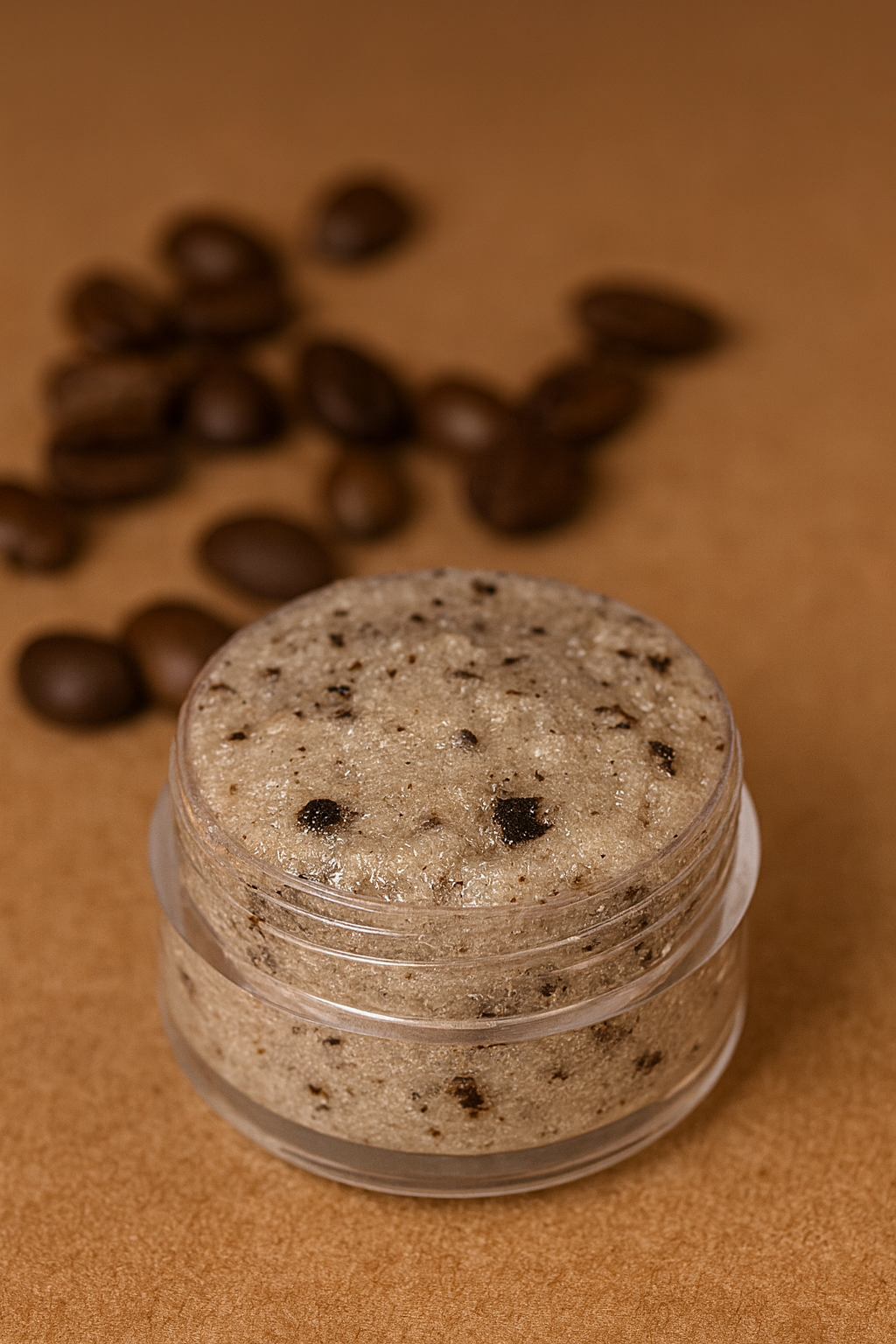Coffee lip scrub